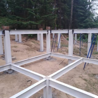 Фундаменты на забивных ЖБ сваях
