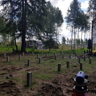 Фундаменты на забивных ЖБ сваях